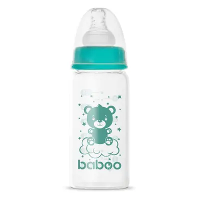 Bottle in glass, tight neck, 0 months+, 120 ml, Baboo