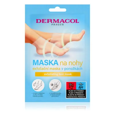 Dermacol Foot Mask Exfoliating exfoliating and moisturising foot mask for softer feet 1 pair