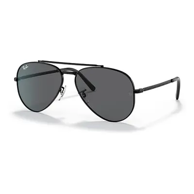 Ray - Ban RB3625 NEW AVIATOR 002/B1 Unisex Sunglasses Metal Black Grey Pilot Normal
