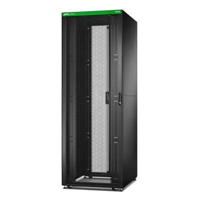 APC Easy Rack. 48U. Black. With Roof. Castors. Feet. 4 Brackets. and S