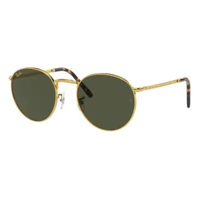 Ray - Ban RB3637 NEW ROUND 919631 Unisex Sunglasses Metal Gold Green Pantos Normal
