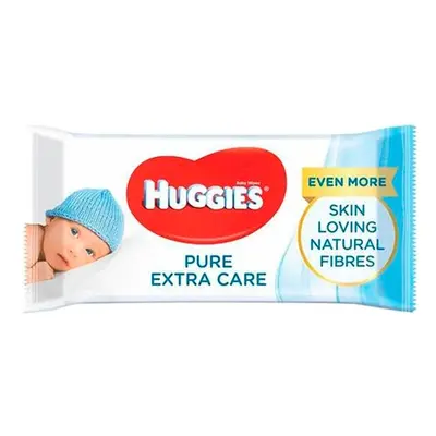 Huggies Pure Extra Care Wet Wipes - 56 pcs