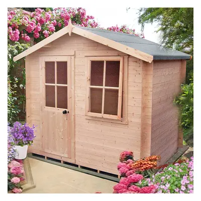 Shire Avesbury 2.5m x 2.4m Log Cabin Summerhouse (19mm)
