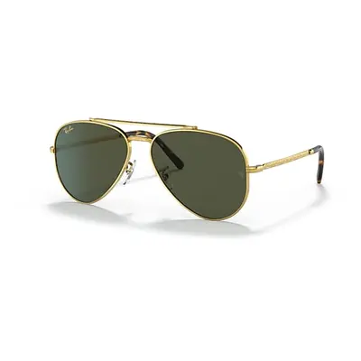 Ray - Ban RB3625 NEW AVIATOR 919631 Unisex Sunglasses Metal Gold Green Pilot Normal