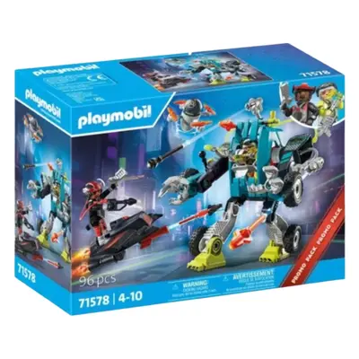 Playmobil Robot vs. Glider Playset