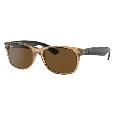 Ray - Ban RB2132 NEW WAYFARER 945/57 Unisex Sunglasses Nylon Yellow Brown Squared Polarized
