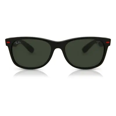 Ray - Ban RB2132M NEW WAYFARER SCUDERIA FERRARI COLLECTION F60131 Unisex Sunglasses Nylon Black G15 Squared Normal