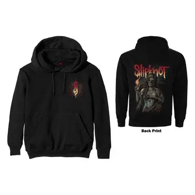 SLIPKNOT - BURN ME AWAY - Pullover Hoodie Black (Back Print) - XL