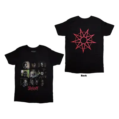 SLIPKNOT - BLOCKS - T-Shirt Black (Back Print) - XL