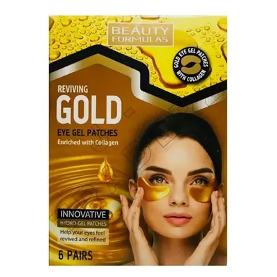 Beauty Formulas Gold Gel Eye Mask - 6 pairs