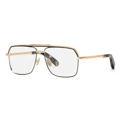 Philipp Plein VPP085M PURE PLEIN 02AM Man Optical frames Metal Gold  Squared