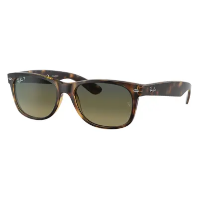 Ray - Ban RB2132 NEW WAYFARER 894/76 Unisex Sunglasses Injected Turtle Blue Squared Polarized