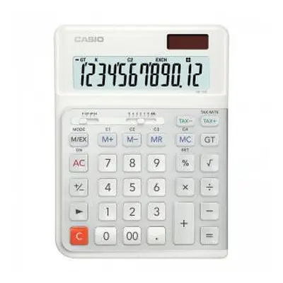 Casio DE-12E-WE calculator Desktop Basic White