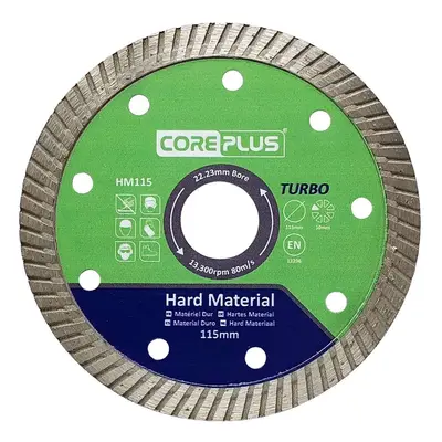 Coreplus CORDBHM115 115mm Hard Material Turbo Diamond Blade