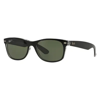 Ray - Ban RB2132 NEW WAYFARER 605258 Unisex Sunglasses Nylon Black Green G15 Squared Polarized