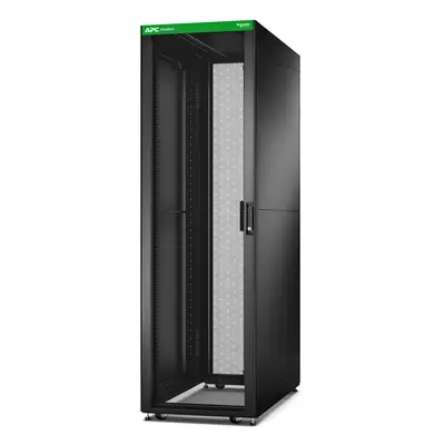 APC Easy Rack. 42U. Black. With Roof. Castors. Feet. 4 Brackets. and S