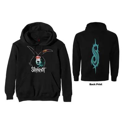 SLIPKNOT - GRAPHIC GOAT - Pullover Hoodie Black (Back Print) - L