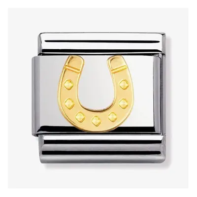 Nomination 030115/11 CLASSIC Gold Good Luck Horseshoe Charm Jewellery
