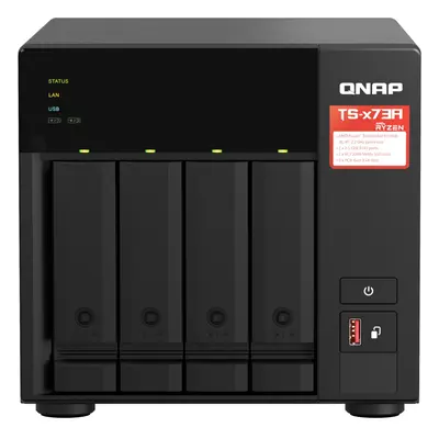 QNAP TS-473A NAS Tower Ryzen Embedded V1500B 8 GB DDR4 0 TB QNAP Turbo