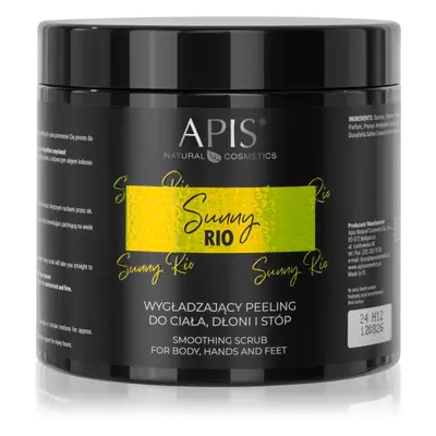 Apis Sunny Rio, smoothing exfoliator for body, hands and feet, 700 g
