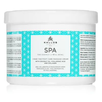 Kallos Spa massage cream for hands and feet 500 ml