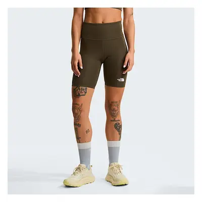 The North Face Women's Flex 8" Tight Shorts New Taupe Green Size  female