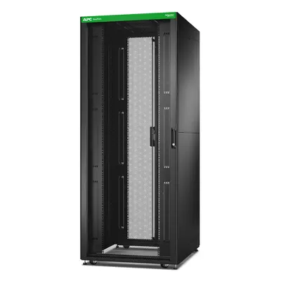 APC Easy Rack. 42U. Black. With Roof. Castors. Feet. 4 Brackets. and S