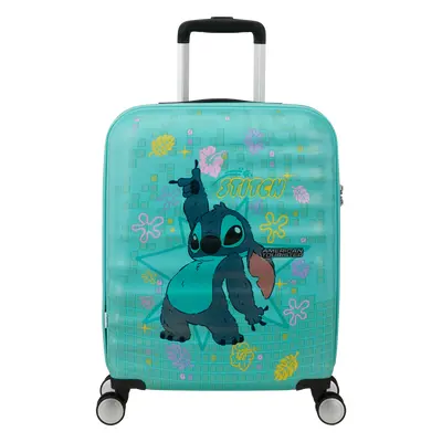 American Tourister Disney Wavebreaker Cabin luggage Stitch Flower