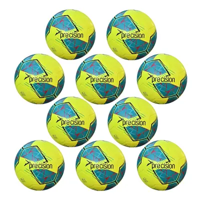 Bulk Buy Precision Fusion FIFA Training Footballs - / Fluo Yellow/Teal/Cyan/Red / Pack of balls 