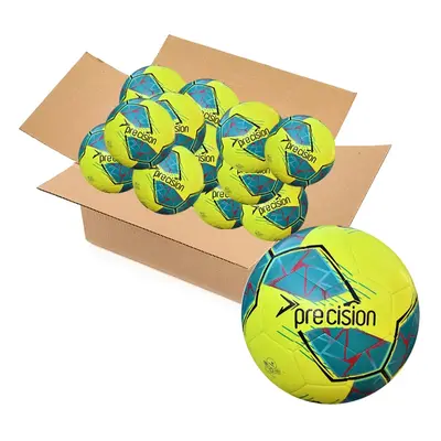 Bulk Buy Precision Fusion FIFA Training Footballs - / Fluo Yellow/Teal/Cyan/Red / Box of balls w