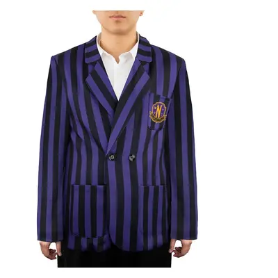 unisex blazer WEDNESDAY - NEVERMORE ACADEMY - PURPLE