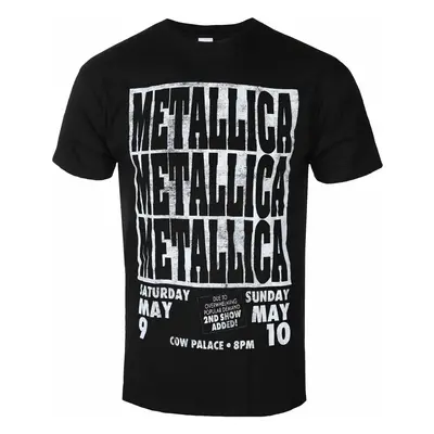 men's t-shirt Metallica - Cow Palace BL ECO - ROCK OFF