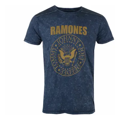 Men's t-shirt Ramones - Presidential Morel Snow Wash - NAVY - ROCK OFF