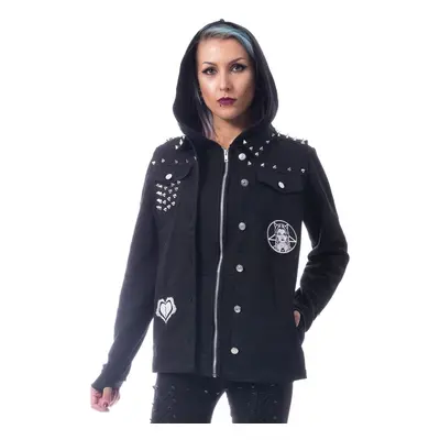 women's jacket Heartless - REBEL WEDNESDAY - BLACK