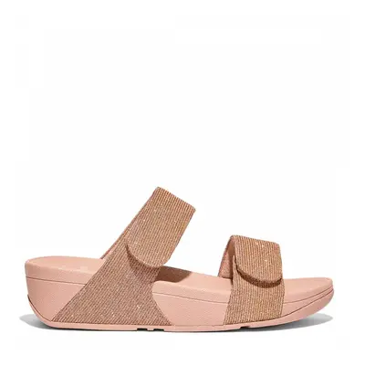 Rose Gold Lulu Shimmer Lux Slides