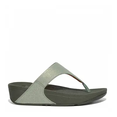 Sparkle Green Lulu Shimmer Toe Post Sandal