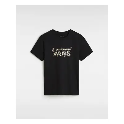 VANS Animalier Crew T-shirt (black) Women Black, Size