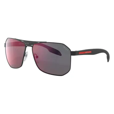 Prada Linea Rossa Man Sunglass PS 51VS - Frame color: Black Rubber, Lens color: Dark Grey Mirror