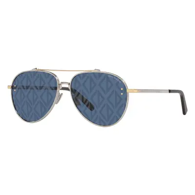 DIOR Man Sunglass CDdiamonda1U - Frame color: Grey, Lens color: Blue