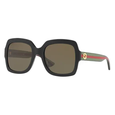 Gucci Woman Sunglass GG0036SN - Frame color: Black, Lens color: Green