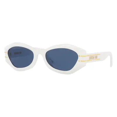 DIOR Woman Sunglass DiorSignature B1U - Frame color: White, Lens color: Blue