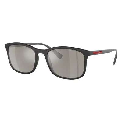 Prada Linea Rossa Man Sunglass PS 01TS Lifestyle - Frame color: Black Rubber, Lens color: Light 