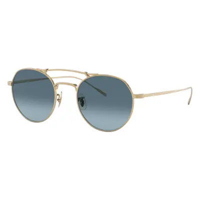 Oliver Peoples Unisex Sunglass OV1309ST Reymont - Frame color: Gold, Lens color: Marine Gradient