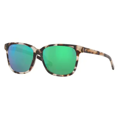 Costa Woman Sunglass 6S2009 May - Frame color: Shiny Tiger Cowrie, Lens color: Green Mirror