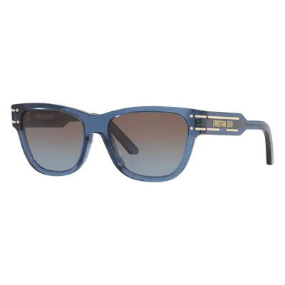 DIOR Woman Sunglass Diorsignature S6U Cd40145U - Frame color: Blue Shiny, Lens color: Red