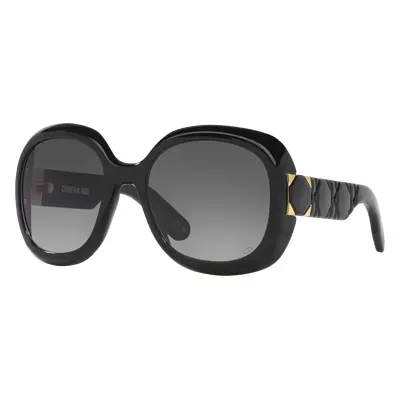 DIOR Woman Sunglass Lady R2I - Frame color: Black, Lens color: Smoke