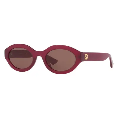 Gucci Woman Sunglass GG1579S - Frame color: Pink Shiny, Lens color: Brown