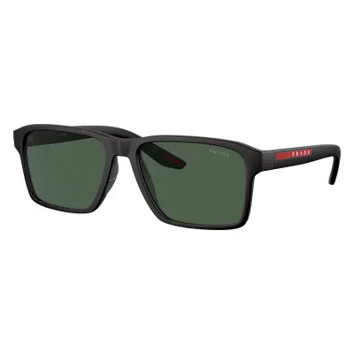 Prada Linea Rossa Man Sunglass PS 05YS - Frame color: Black Rubber, Lens color: Tuning Dark Gree