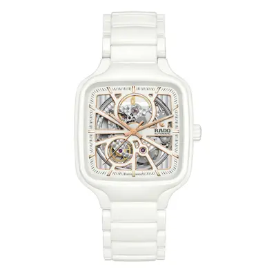 RADO R27073012 True Square Automatic Open Heart (38mm) White Watch