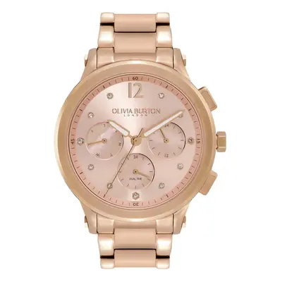 Olivia Burton Sports Luxe | Pink Dial | Rose Gold Watch